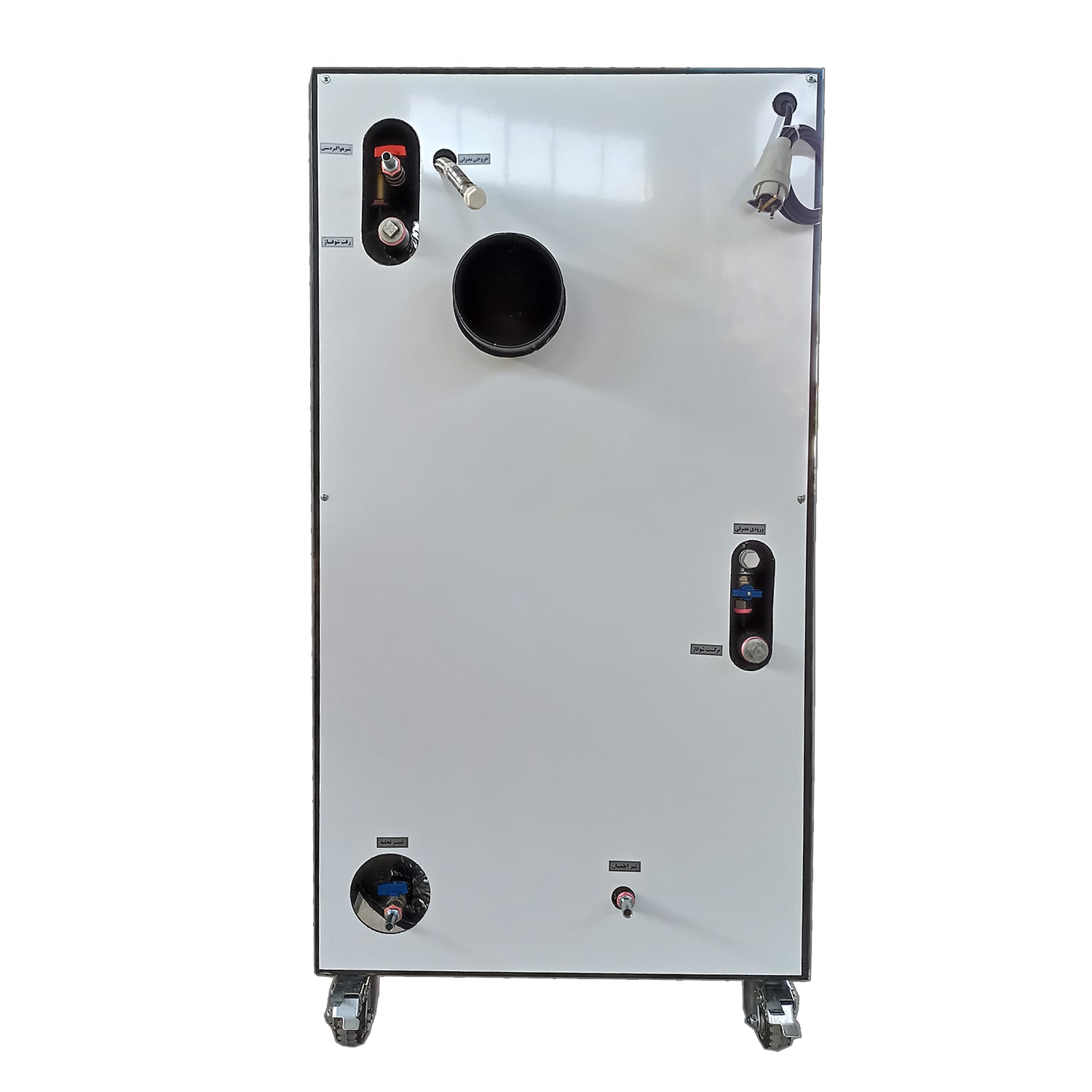 نمای پشت پکیج دوگانه سوز