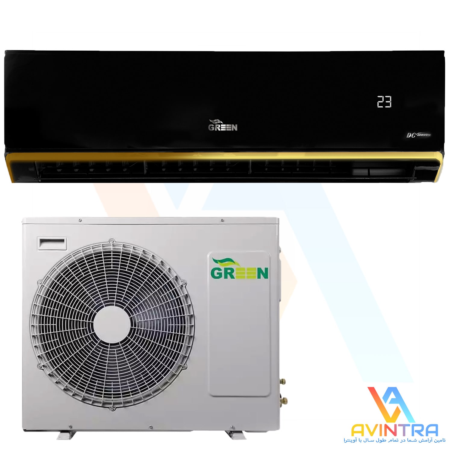 کولرگازی دیواری 18000 گرین اینورتر Black seres مدل-INT1R32B - تصویر 5