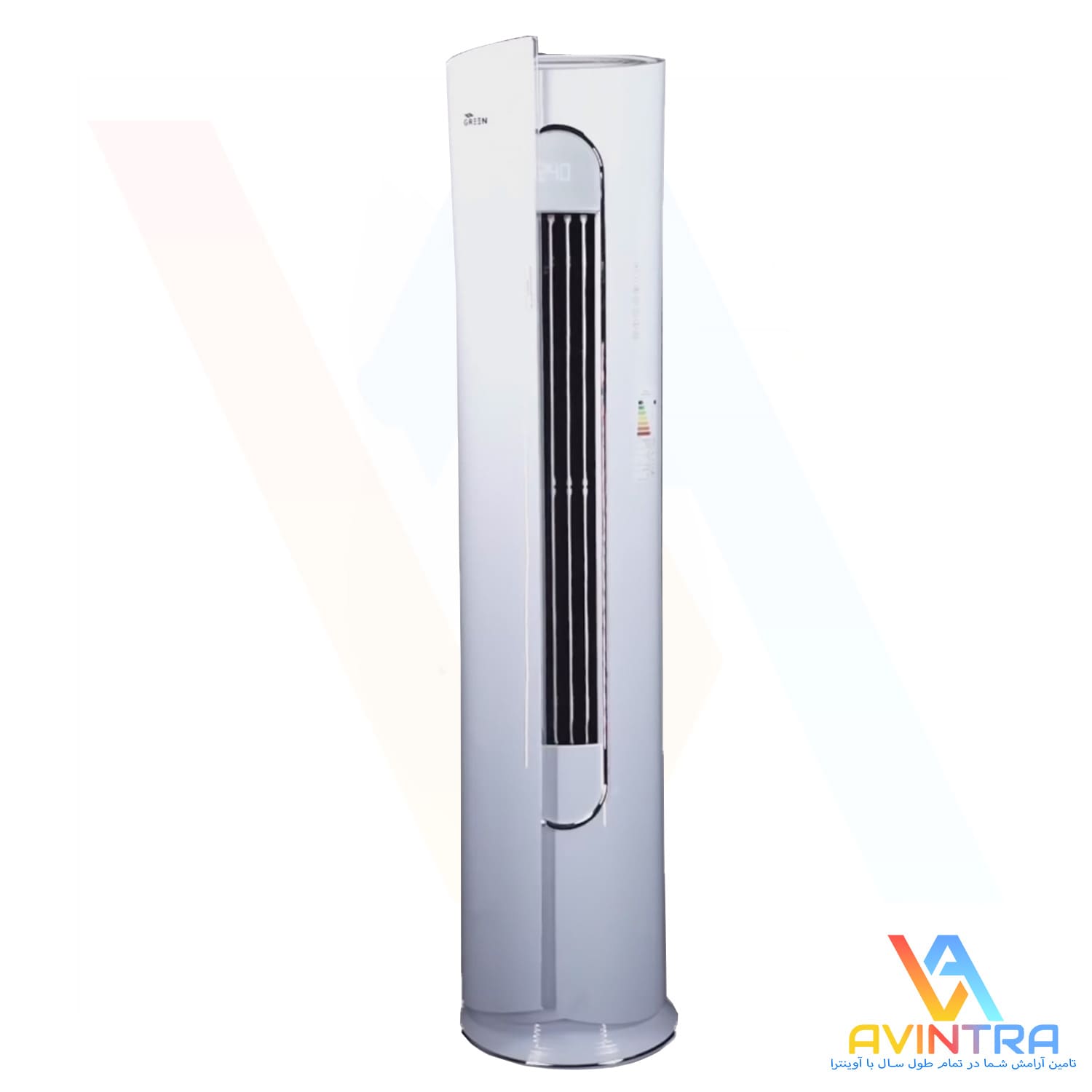 کولرگازی ایستاده 24000 اینورتر دکوراتیو گرین مدل-INT1R410A