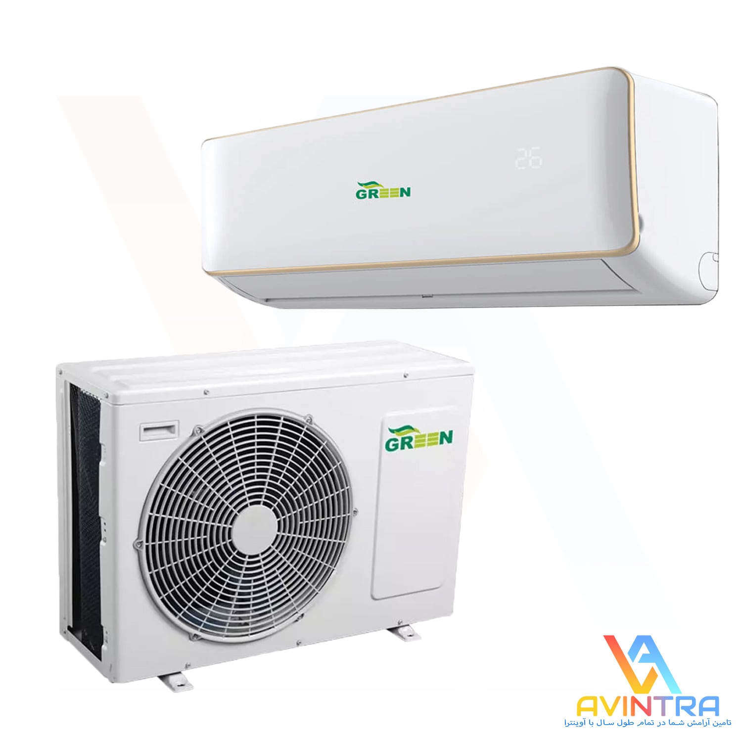 کولرگازی دیواری 30000 گرین حاره ای Tropical مدل-INT3R410T - تصویر 2